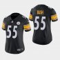 Women's Pittsburgh Steelers #55 Devin Bush Vapor Limited Jersey - Black