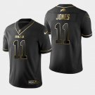 Bills #11 Zay Jones Golden Edition Jersey - Black