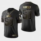 Browns #58 Christian Kirksey Golden Edition Jersey - Black
