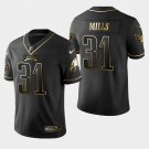 Eagles #31 Jalen Mills Golden Edition Jersey - Black