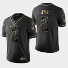 Falcons #2 Matt Ryan Golden Edition Jersey - Black