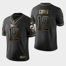Rams #12 Brandin Cooks Golden Edition Jersey - Black