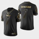 Steelers #7 Ben Roethlisberger Golden Edition Jersey - Black