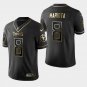 Titans #8 Marcus Mariota Golden Edition Jersey - Black