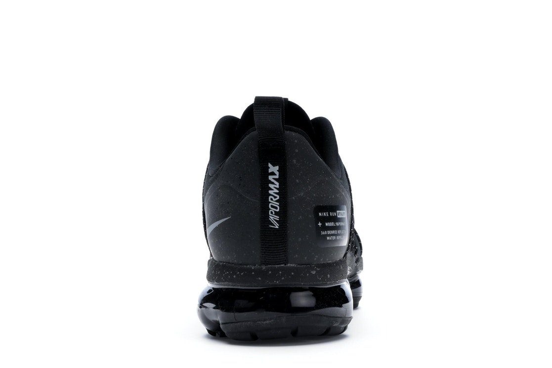 nike vapormax run utility black reflect silver