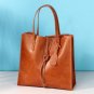 Women's bag shoulder leather shopping bag handbag simple and practical ladies big bag