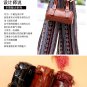 2018 new leather handbag retro handmade ladies shoulder handbag