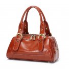 2018 new leather handbag retro handmade ladies shoulder handbag