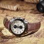 MEGIR Multi-function Men's Watch Casual Fashion Quartz Waterproof Leather Men's Watch