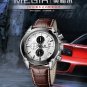 MEGIR Multi-function Men's Watch Casual Fashion Quartz Waterproof Leather Men's Watch