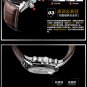 MEGIR Multi-function Men's Watch Casual Fashion Quartz Waterproof Leather Men's Watch