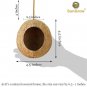 Natural Coconut Husk UNIQUE & Beautiful hanging Nesting Bird House For Cage