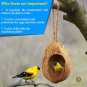 Natural Coconut Husk UNIQUE & Beautiful hanging Nesting Bird House For Cage