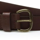Carhartt Womens Jean Leather Belt Brown Small