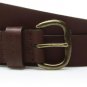 Carhartt Womens Jean Leather Belt Brown Small