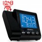 ELEGANT Alarm Projection Clock with Indoor Temperature Radio Usb for Bedrooms