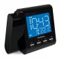 ELEGANT Alarm Projection Clock with Indoor Temperature Radio Usb for Bedrooms