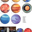 Dinner Plates Set of 8 Plates 10" Astronomy Planet Melamine Christmas Present