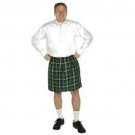 NEW IMPRESSIVE Green Plaid Costume Irish Kilt Perfect for St. Patrick's Day