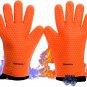 Spacial Grilling Gloves For Cooking Outdoors with Bonus Sticky Hooks & eBook