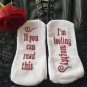 Funny Exclusive Xmas Gift Talking Socks IF YOU CAN READ THIS I'm NAUGHTY or NICE