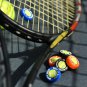 BusyBee Vibration Dampener with 6 Bring saying in Tennis World Ball Zipper Pouch