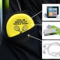 BusyBee Vibration Dampener with 6 Bring saying in Tennis World Ball Zipper Pouch