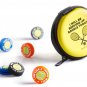 BusyBee Vibration Dampener with 6 Bring saying in Tennis World Ball Zipper Pouch