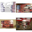 New PROFESSIONAL QUALITY Slotted Phillips Screwdriver Set with Butterfat Handles