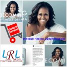 BECOMING by MICHELLE OBAMA - memoir book of the First Lady of the United States