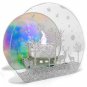 Unique Decor Winter Scene Candle Holder 3 Deer in Forest with Snow Falling Xmas