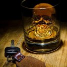 Flexible Silicone Ice Cube 4 Giant Skulls Mold Tray 3D Makes Halloween Perfect