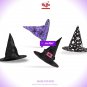Halloween Witch Hats For Kids Costumes Decoration fit Party Trick Or Treat Varie