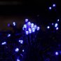 Solar String Lights 100 Led 33ft 8 Modes Waterproof Outdoor Decorative Rope Blue