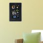 Indoor Outdoor Thermometer Wireless With Humidity Monitor Alarm Clock Barometer
