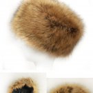 Dikoaina Faux Fur Cossack Russian Style Hat For Ladies Women Winter Hats Small