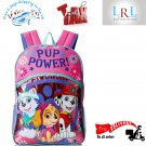 Paw Patrol Girls 16" Pink School Backpack Durable and Great for All Ages Zipper
