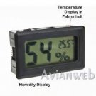 Digital Mini Instant Read Temperature Fahrenheit & Humidity Gauge Thermometer
