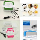 Green Portable Food Warmer Box For Car Use Truck Van 12V Plug In Electric Warmer
