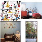 NEW 30 Style Booster Roommates Mickey And Friends Peel & Stick Wall Decal