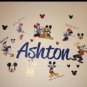 NEW 30 Style Booster Roommates Mickey And Friends Peel & Stick Wall Decal