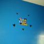 NEW 30 Style Booster Roommates Mickey And Friends Peel & Stick Wall Decal