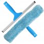 NEW Field Window Cleaning Combo Aluminum Clip Squeegee & Microfiber Window Washe
