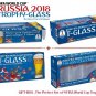 4 Unique Shaped Color Drinking Glass The Official Russia 2018 World Cup Trophy