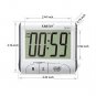 XREXS Large Display Countdown Up Clock Digital Kitchen Timer Magnetic With Stand