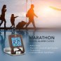 EXLUSIVE Wood Tone Travel Alarm Clock with Calendar & Temperature Battery Inc