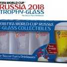 Set of 4 Russia 2018 Logos FIFA World Cup Trophy-glass Gift-Box -The Soccer Fan