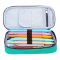 Pencil Case,Big Capacity Pen Bag Makeup Green Pouch Durable School Office NEW