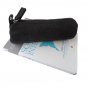 Portable Heavy Canvas Stationery Stylish Pencil Bag and Practical Zipper Black