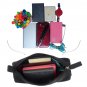 Portable Heavy Canvas Stationery Stylish Pencil Bag and Practical Zipper Black